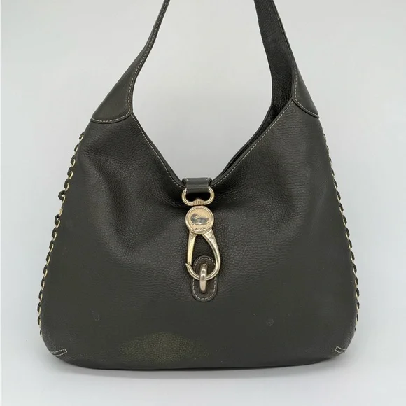 Dooney & Bourke green Whip stitch hobo bag - Picture 4 of 11